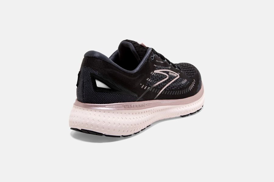 Brooks Running Shoes - Glycerin 19 Road Womens - Black/Pink - XSZ-835061